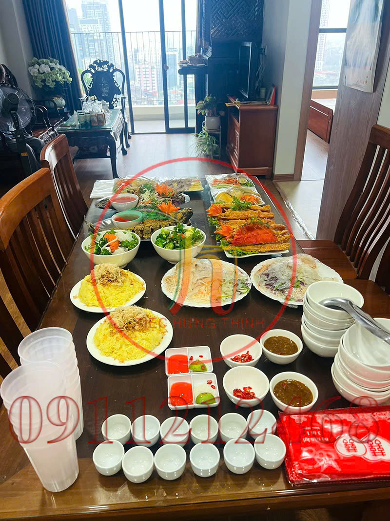 dịch vụ nấu cỗ gà đông tảo ở cầu giấy 0985151080